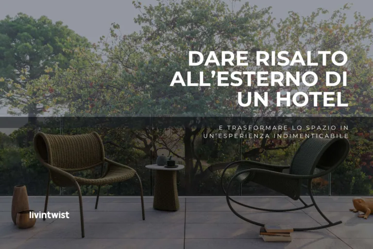 dare risalto all’esterno di un hotel